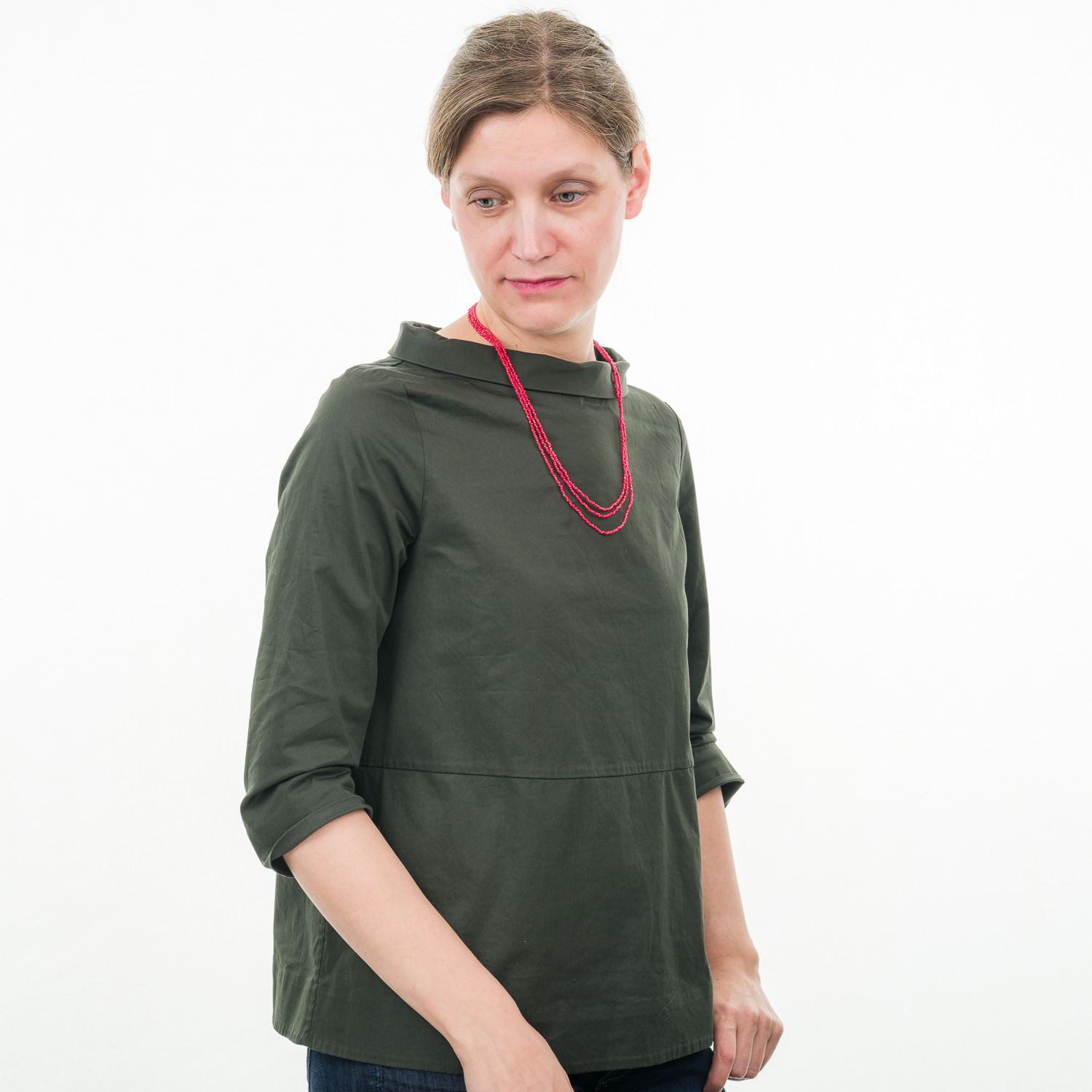 Rote Perlen Kette & Armband