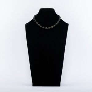 Rhyolith Jaspis Halskette mit Granat