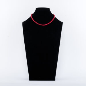 senai_jewels-740 Rote Perlenkette mit Knoten 8 mm