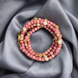 armband-rosa-produkt-1 Rhodonit Kette&Armband mit Perlen