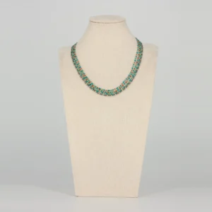 Perlen Halskette und Wickelarmband
