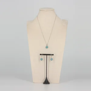 Chalcedon Schmuckset Silber von Senai Jewels, handgefertigt in Zürich