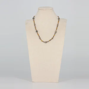 Pietersit Halskette & Armband mit Labradorit – zweite Ansicht