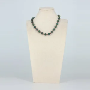 senai-jewels-halskette-058-ohne-staender Moosachat Granat Halskette – zweite Ansicht